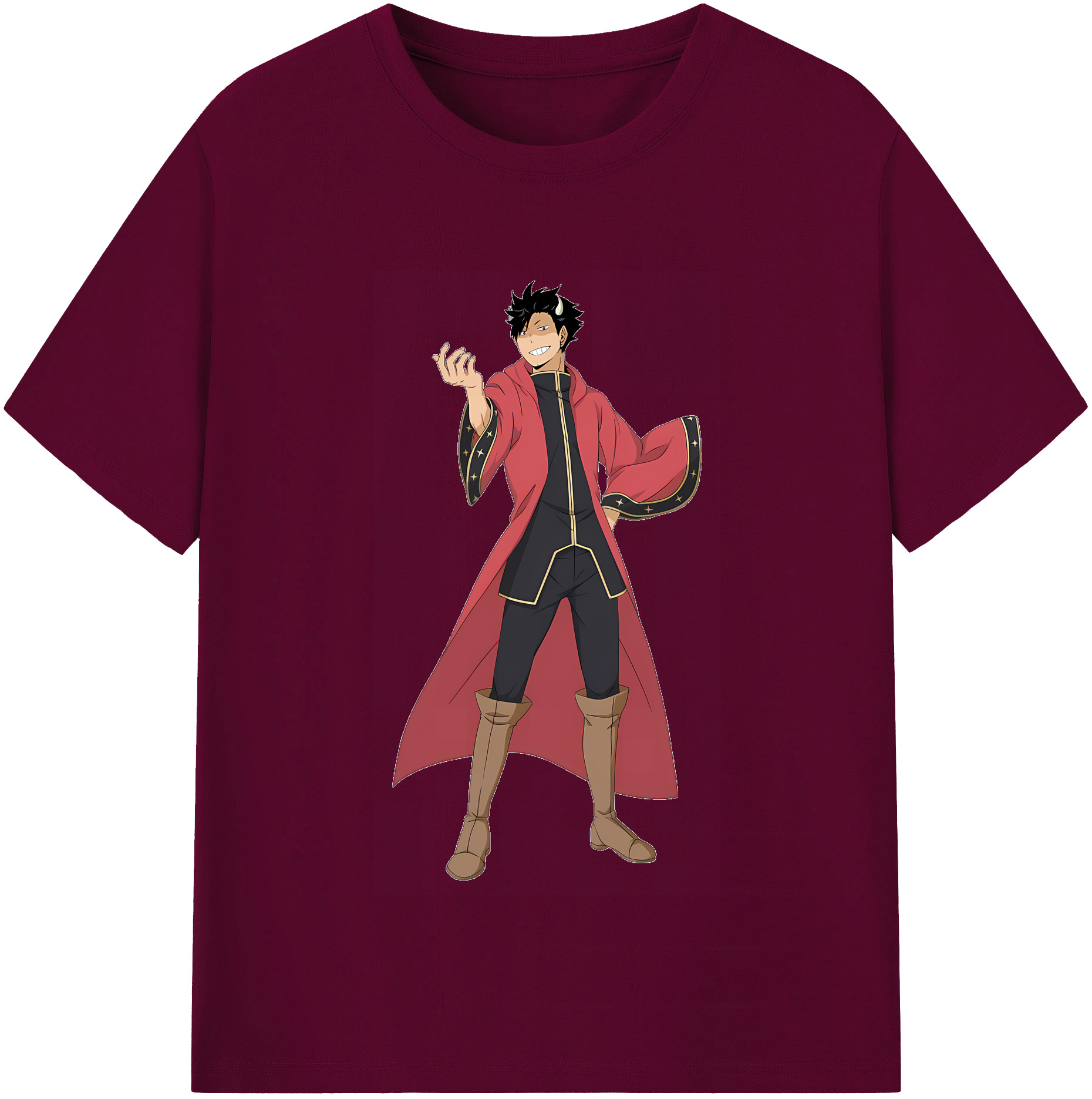 （画像用） ハイキュー!! Haikyu!! レディースカジュアルプリントTシャツ（綿100％）